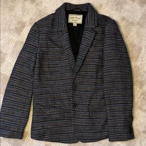 Lucky Brand Black and White Patterned Jacket